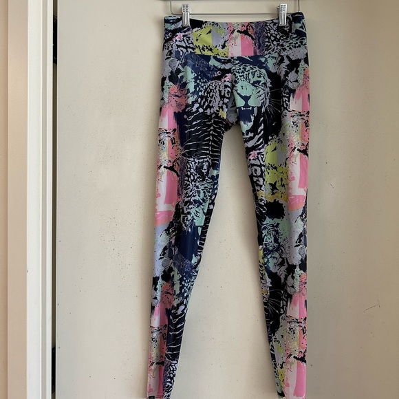 Onzie Tiger Jungle Fever Multicolor Leggings - Picture 1 of 5